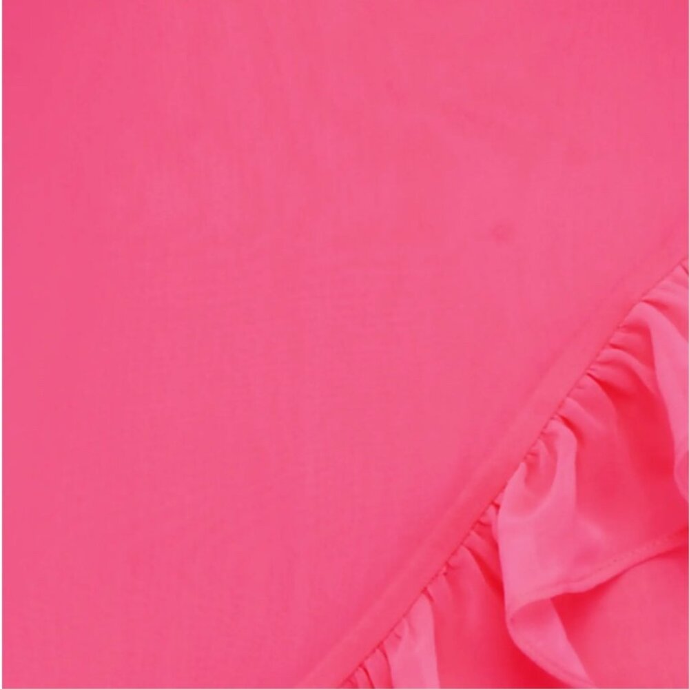 NWT Gorgeous XS Sarina Ruffle Strapless Women’s Maxi Dress - Hot Pink 💗 - Picture 5 of 5